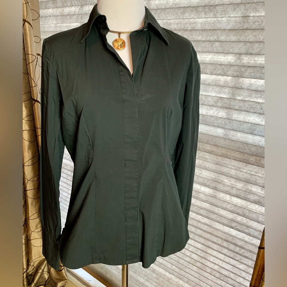 BANANA REPUBLIC Black Fitted Shirt
